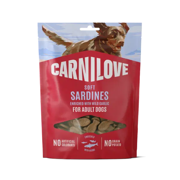 Bag-Front-Soft-Dog-Treat-Sardines-with-Wild-Garlic