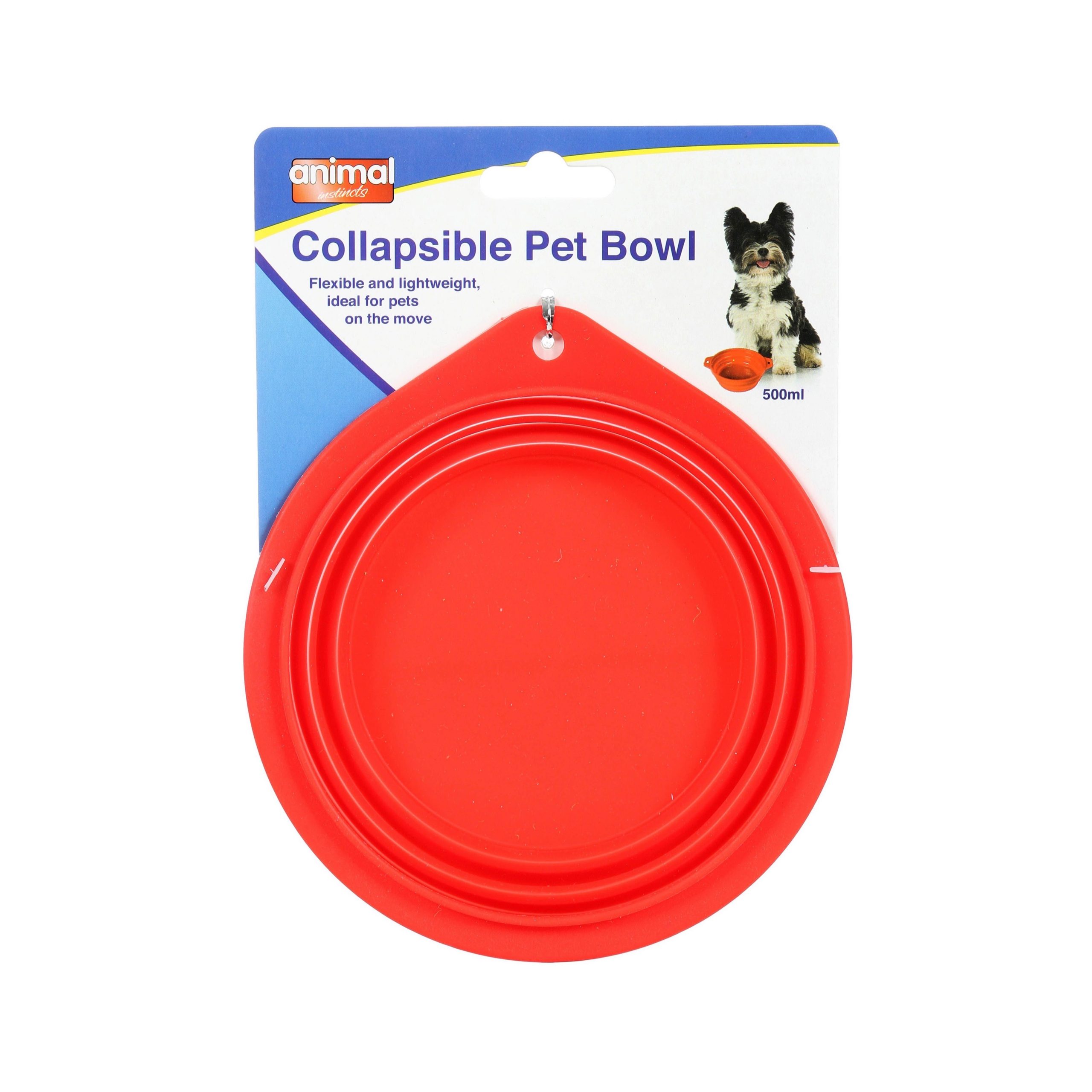 animal instincts collapsible pet bowl 500